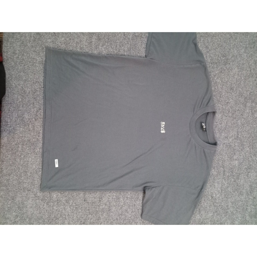 LRG Lifted Research Group T Shirt Men's Large Gray Embroidered Logo Tee